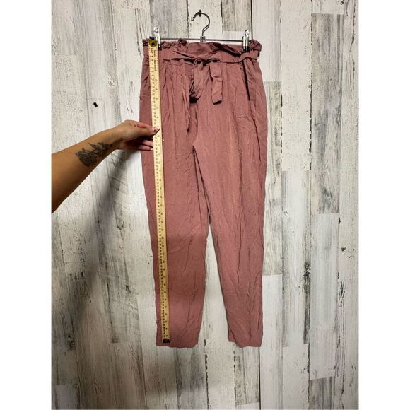 Ambiance Womens comfortable relaxed paper bag pants Size small - Picture 3 of 11